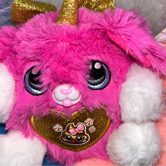 Zuru Rainbocorns big hair surprise 3 plush 13" & 5" Toucan Unicorn sequin heart - Picture 12 of 15